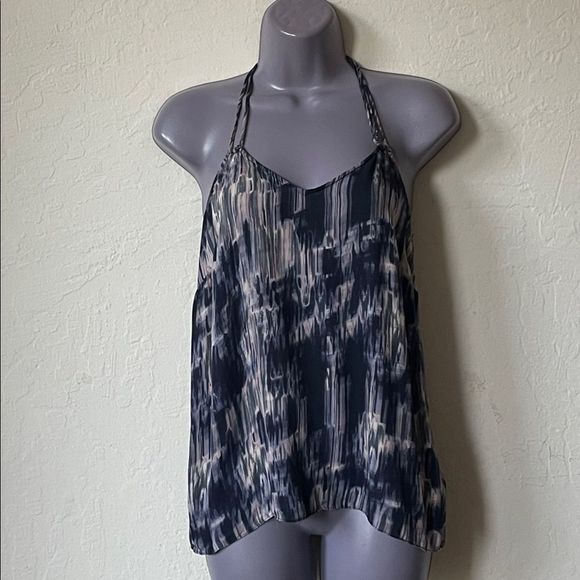 Rebecca Minkoff silk pattern multicolored strap top small - Picture 7 of 8